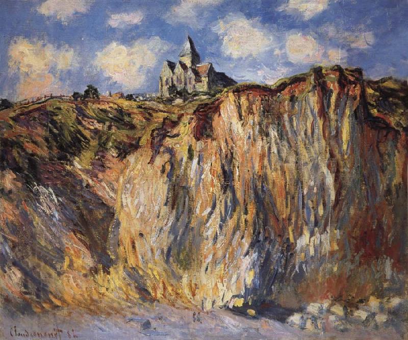 Claude Monet The Church at Varengeville,Morning Effect France oil painting art